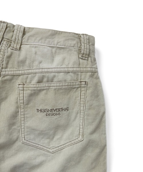 thisisneverthat(ディスイズネバーザット)の「Overdyed Corduroy Short(その他パンツ・メンズ・ダークパープル/グレー系その他/ベージュ・XL/L/M/S)」の5枚目の写真
