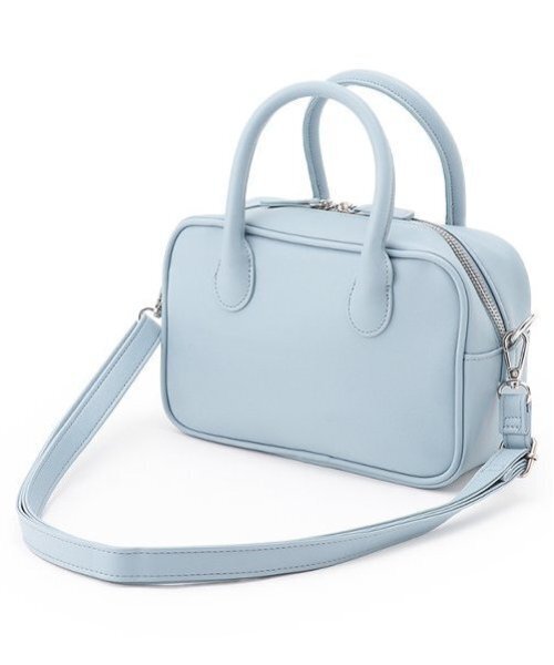 LOVETOXIC（ラブトキシック）の「【新色登場】エンボスボストンミニショルダー（ショルダーバッグ・キッズ・サックスブルー/シルバー/オフホワイト/ブラック/レッド・F）」の11枚目の写真