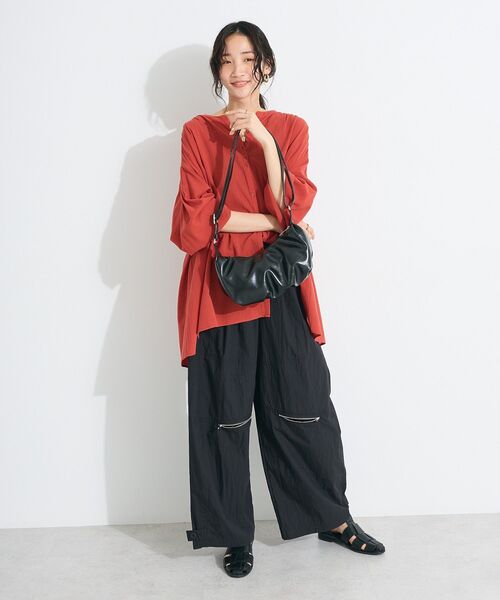 CRAFT STANDARD BOUTIQUE(クラフトスタンダードブティック)の「ヴィンテージライクショルダー ◆(ショルダーバッグ・レディース・グレー/ブラック・FREE)」の9枚目の写真