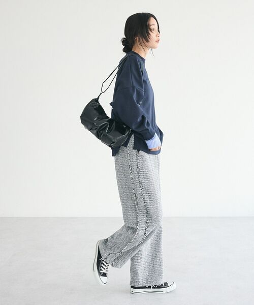 CRAFT STANDARD BOUTIQUE(クラフトスタンダードブティック)の「ヴィンテージライクショルダー ◆(ショルダーバッグ・レディース・グレー/ブラック・FREE)」の13枚目の写真