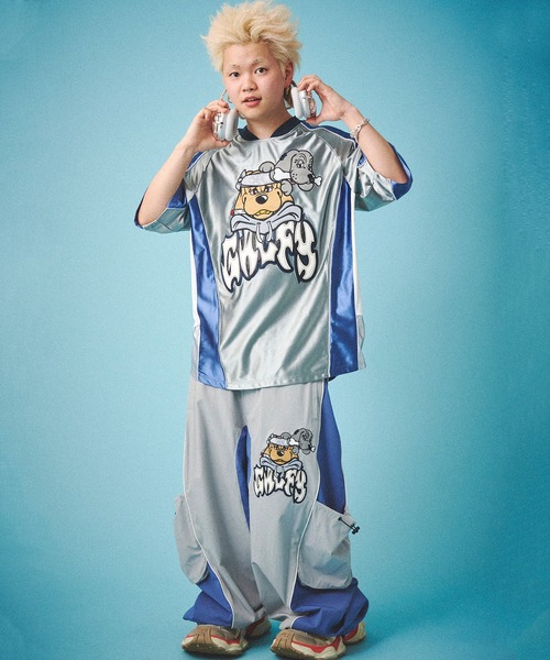 GALFY（ガルフィー）の「【GALFY/ガルフィー】病みに争いしサイバーTシャツ（Tシャツ/カットソー・メンズ・ホワイト/ブラック/シルバー・L/XL）」の19枚目の写真