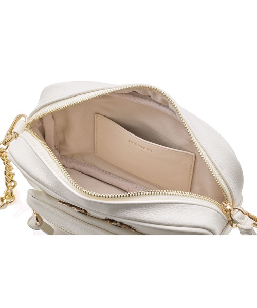 IROMEKI(イロメキ)の「スモールバッグ IROMEKI follow me small bag ショルダーバッグ ハンドバッグ(ショルダーバッグ・レディース・シルバー/アイボリー/ブラック・ONE SIZE)」の10枚目の写真