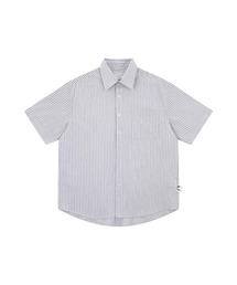 aimoha(�A�C���n)�́yaimoha neo�zDual Tone Stripe Shirt (SS)(�V���c/�u���E�X)