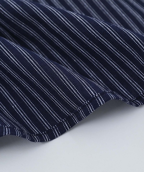 aimoha（アイモハ）の「【aimoha neo】Dual Tone Stripe Shirt (SS)（シャツ/ブラウス・メンズ・ホワイト/ネイビー・MEDIUM/LARGE/X-LARGE/XX-LARGE）」の13枚目の写真