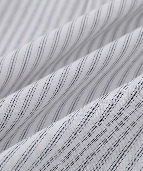 aimoha（アイモハ）の「【aimoha neo】Dual Tone Stripe Shirt (SS)（シャツ/ブラウス・メンズ・ホワイト/ネイビー・MEDIUM/LARGE/X-LARGE/XX-LARGE）」の10枚目の写真