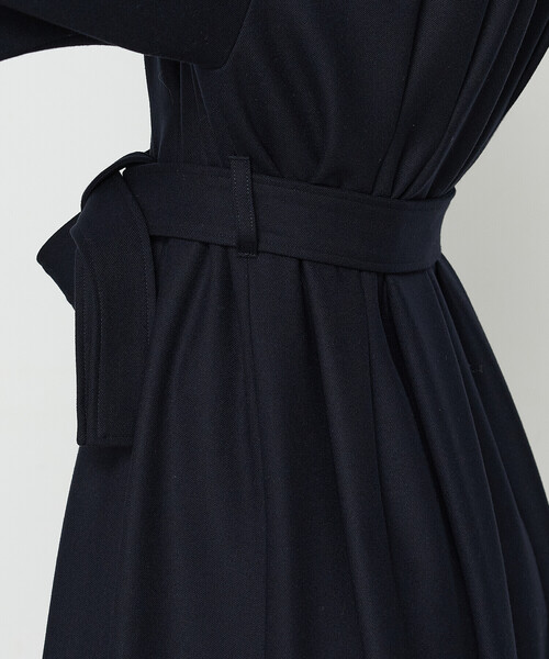 K.T KIYOKO TAKASE（キヨコタカセ）の「両面起毛ツイル シャツドレス（ワンピース・レディース・ネイビー・9号）」の16枚目の写真