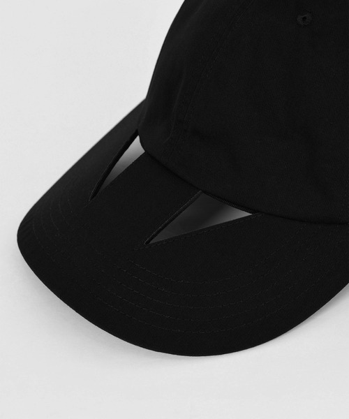 LAD MUSICIAN（ラッドミュージシャン）の「LASER CUT HOLE CAP（キャップ・メンズ・ダークネイビー/ブラック・FREE）」の5枚目の写真