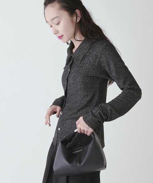 Lui's(ルイス)の「ラメリブカーディガン(カーディガン/ボレロ・レディース・ブルー/シルバー/ブラック・FREE)」の18枚目の写真