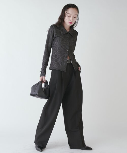 Lui's(ルイス)の「ラメリブカーディガン(カーディガン/ボレロ・レディース・ブルー/シルバー/ブラック・FREE)」の20枚目の写真