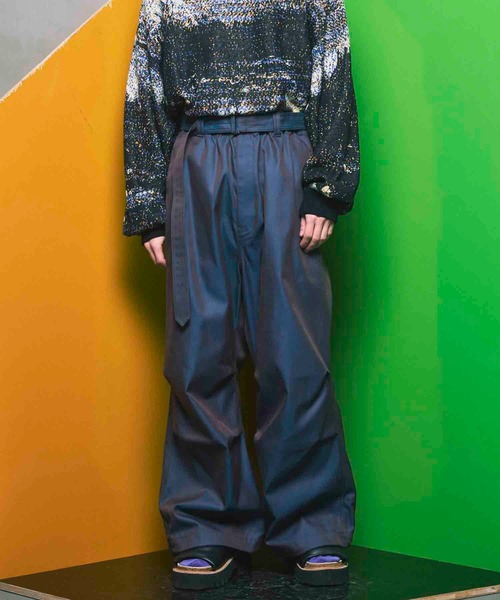 UNISEX》120/2/2 Suvin Cotton Gabardine Prime-Wide Snow Pants