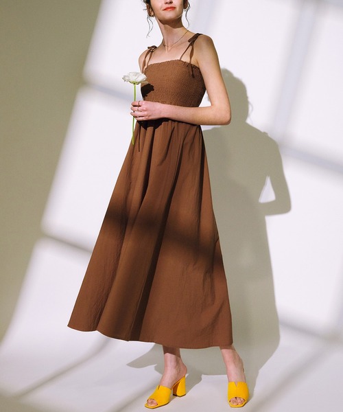 セール】RIKKA FEMME/リッカファム リボンキャミワンピース RF25SS17