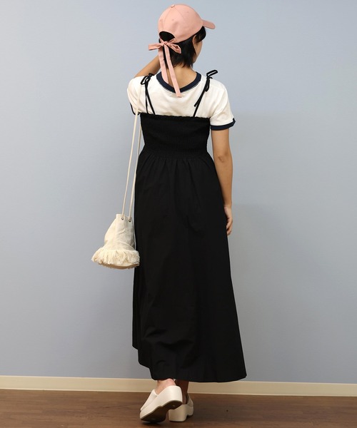 セール】RIKKA FEMME/リッカファム リボンキャミワンピース RF25SS17