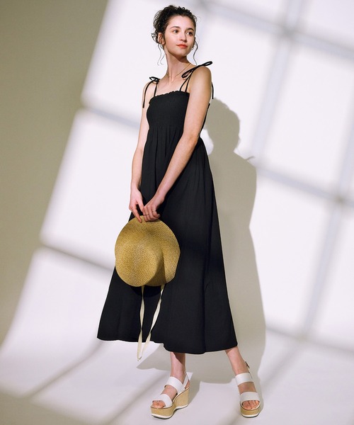 セール】RIKKA FEMME/リッカファム リボンキャミワンピース RF25SS17