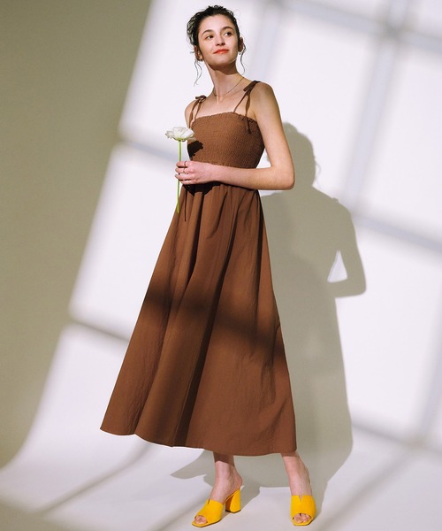 セール】RIKKA FEMME/リッカファム リボンキャミワンピース RF25SS17