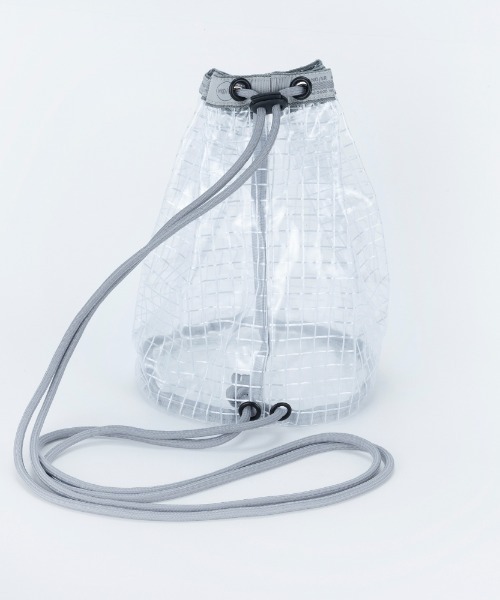 TIMELESS COMFORT（タイムレスコンフォート）の「WEEKEND(ER)（ウィークエンダー）GRID　BONSACK（ショルダーバッグ・メンズ・グレー/オレンジ・ONE SIZE）」の6枚目の写真