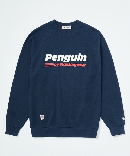 penguin BY MUNSINGWEAR（ペンギン バイ マンシングウェア）の「sweat shirt（スウェット・メンズ・ホワイト/ネイビー/グレー・M/L/XL）」の3枚目の写真