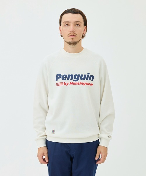 penguin BY MUNSINGWEAR（ペンギン バイ マンシングウェア）の「sweat shirt（スウェット・メンズ・ホワイト/ネイビー/グレー・M/L/XL）」の4枚目の写真