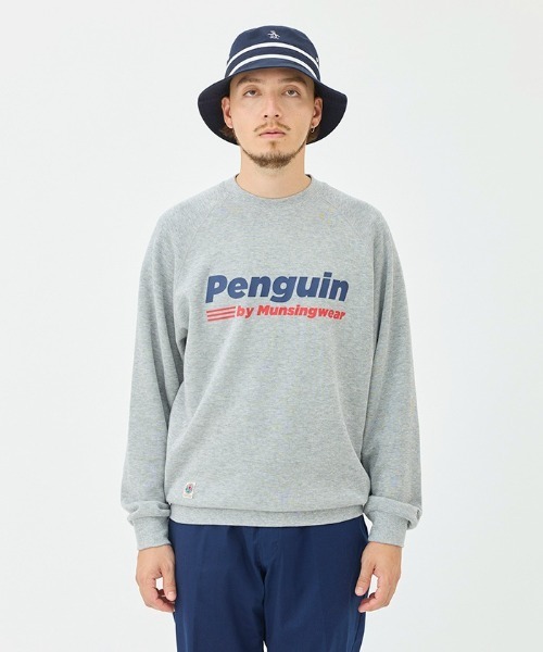 penguin BY MUNSINGWEAR（ペンギン バイ マンシングウェア）の「sweat shirt（スウェット・メンズ・ホワイト/ネイビー/グレー・M/L/XL）」の6枚目の写真