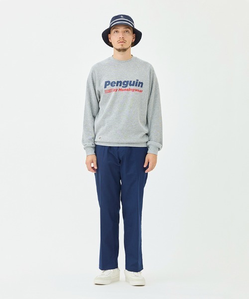 penguin BY MUNSINGWEAR（ペンギン バイ マンシングウェア）の「sweat shirt（スウェット・メンズ・ホワイト/ネイビー/グレー・M/L/XL）」の8枚目の写真