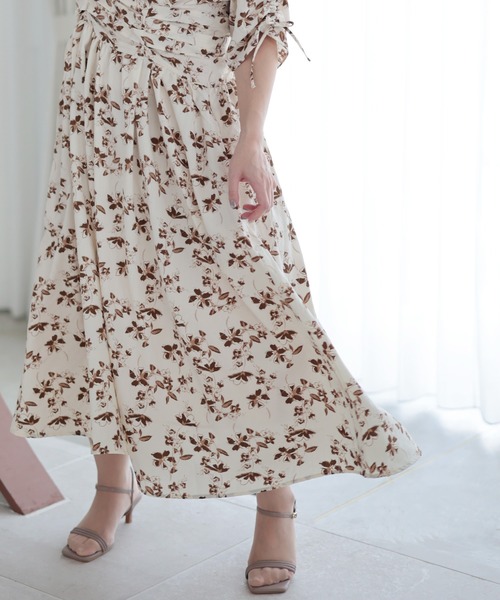 SR様　専用　T☆⑧と一緒　ハワイアンワンピース（タック） セール】 ウエストタックシャツワンピース （ワンピース