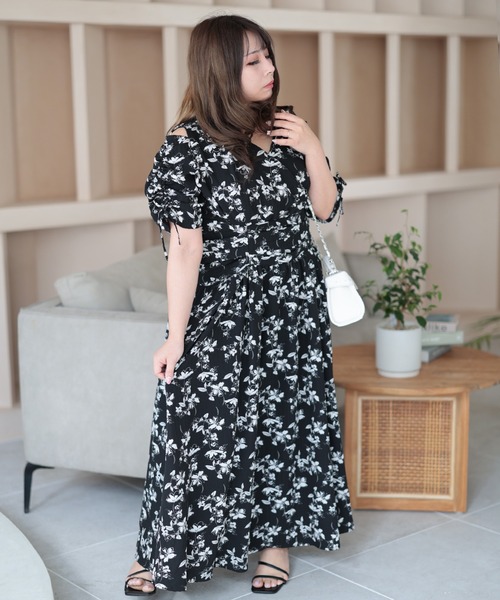 T☆⑤　ハワイアンワンピース（タック） 楽天市場】【最大30%OFFクーポン配布中】フロントタックVネック