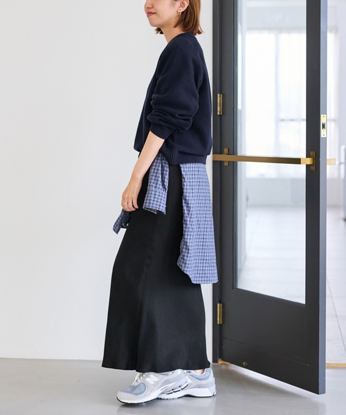 FRAMeWORK（フレームワーク）の「≪追加≫シルキーキュプラバイアススカート（スカート・レディース・ブラック/ホワイト系その他・36/38/40）」の18枚目の写真