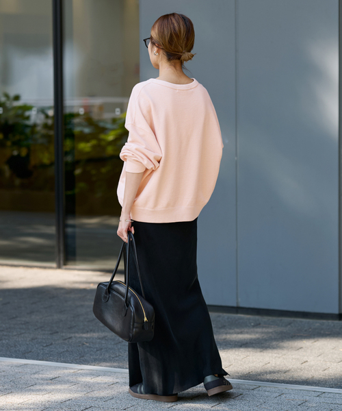 FRAMeWORK（フレームワーク）の「≪追加≫シルキーキュプラバイアススカート（スカート・レディース・ブラック/ホワイト系その他・36/38/40）」の5枚目の写真