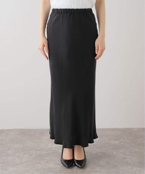 ✨️美品✨️フレームワーク 24SS シルキーキュプラバイアススカート 黒 38 ≪追加≫シルキーキュプラバイアススカート（ロング・マキシ丈
