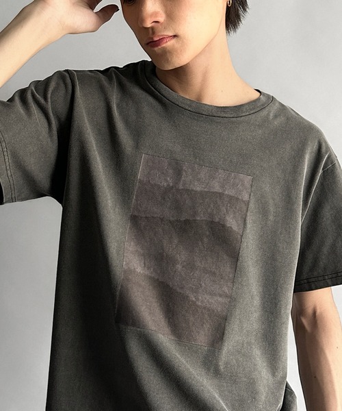 Classical Origin(クラシカルオリジン)の「【Classical Origin】タイトフィットピグメント加工プリントTシャツ/Tight Fit Pigment-Dyed Print T-Shirt(Tシャツ/カットソー・メンズ・シルバーグレー/その他1/その他2・SMALL/MEDIUM/LARGE)」の2枚目の写真