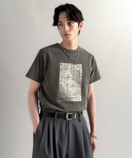 Classical Origin(クラシカルオリジン)の「【Classical Origin】タイトフィットピグメント加工プリントTシャツ/Tight Fit Pigment-Dyed Print T-Shirt(Tシャツ/カットソー・メンズ・シルバーグレー/その他1/その他2・SMALL/MEDIUM/LARGE)」の13枚目の写真