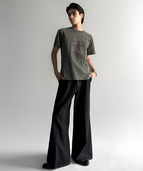 Classical Origin(クラシカルオリジン)の「【Classical Origin】タイトフィットピグメント加工プリントTシャツ/Tight Fit Pigment-Dyed Print T-Shirt(Tシャツ/カットソー・メンズ・シルバーグレー/その他1/その他2・SMALL/MEDIUM/LARGE)」の5枚目の写真