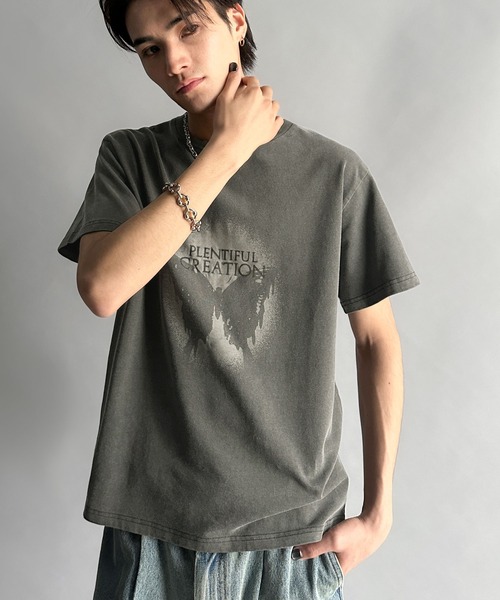 Classical Origin(クラシカルオリジン)の「【Classical Origin】タイトフィットピグメント加工プリントTシャツ/Tight Fit Pigment-Dyed Print T-Shirt(Tシャツ/カットソー・メンズ・シルバーグレー/その他1/その他2・SMALL/MEDIUM/LARGE)」の10枚目の写真