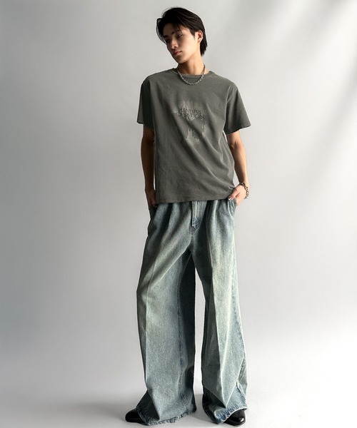 Classical Origin(クラシカルオリジン)の「【Classical Origin】タイトフィットピグメント加工プリントTシャツ/Tight Fit Pigment-Dyed Print T-Shirt(Tシャツ/カットソー・メンズ・シルバーグレー/その他1/その他2・SMALL/MEDIUM/LARGE)」の11枚目の写真