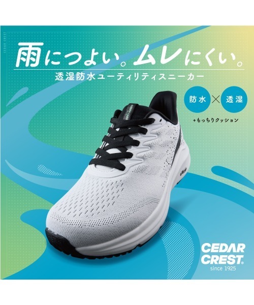 CEDAR CREST（セダークレスト ）の「【CEDAR CREST】透湿防水ユーティリティスニーカー（スニーカー・メンズ・イエロー/ホワイト/ブラック・25.0cm/25.5cm/26.0cm/26.5cm/27.0cm/27.5cm/28.0cm/29.0cm）」の7枚目の写真