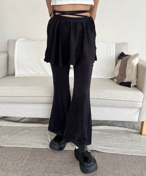 mumu（ムム）の「巻きスカートフレアパンツ【XSサイズ相当】（その他パンツ・レディース・ブラック/ピンク・FREE）」の18枚目の写真