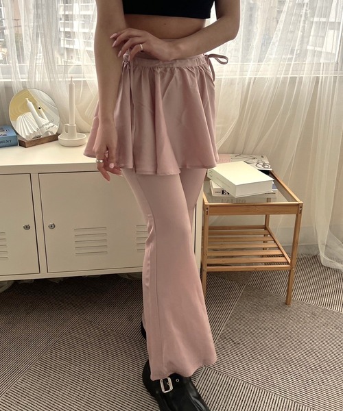 mumu（ムム）の「巻きスカートフレアパンツ【XSサイズ相当】（その他パンツ・レディース・ブラック/ピンク・FREE）」の11枚目の写真