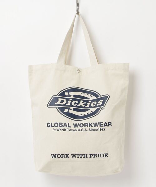 Dickies(ディッキーズ)の「Dickies / DK LOGO TC CANVAS TOTE BAG / 16826300(トートバッグ・レディース・ネイビー/ブラック/オフホワイト/レッド・ONESIZE)」の3枚目の写真