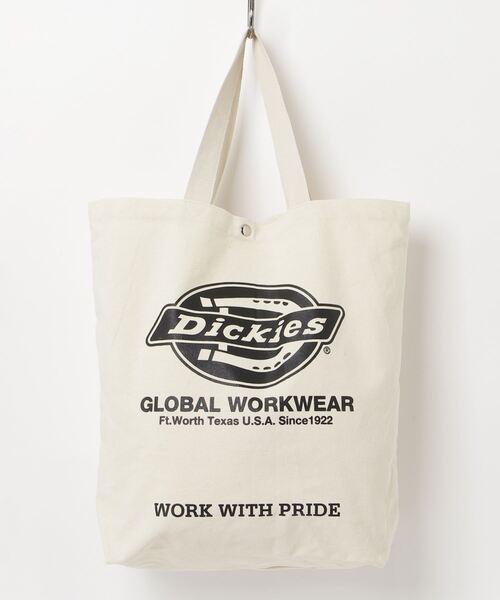 Dickies(ディッキーズ)の「Dickies / DK LOGO TC CANVAS TOTE BAG / 16826300(トートバッグ・レディース・ネイビー/ブラック/オフホワイト/レッド・ONESIZE)」の2枚目の写真