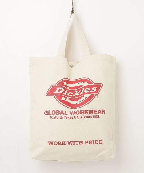 Dickies(ディッキーズ)の「Dickies / DK LOGO TC CANVAS TOTE BAG / 16826300(トートバッグ・レディース・ネイビー/ブラック/オフホワイト/レッド・ONESIZE)」の10枚目の写真