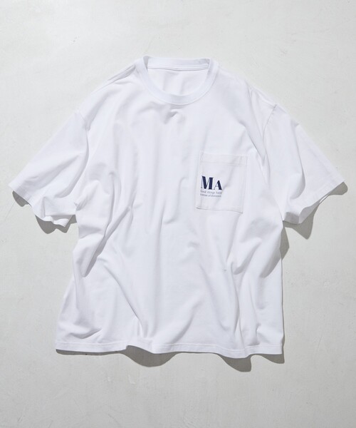 Firsthand(ファーストハンド)の「MA Firsthand/マ ファーストハンド MAコンセプトプリント ポケットTEE / オーバーサイズ 半袖Tシャツ / ボックスシルエット(Tシャツ/カットソー・メンズ・ブラウン/ネイビー/ホワイト/ブルー/レッド・L/M)」の21枚目の写真