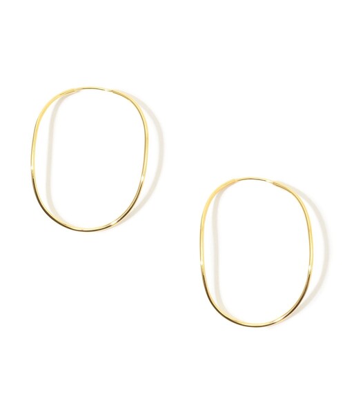 BAR JEWELLERY(バージュエリー)の「BAR Jewellery CONTOUR ゴールドピアス(ピアス(両耳用)・レディース・ゴールド・FREE)」の1枚目の写真