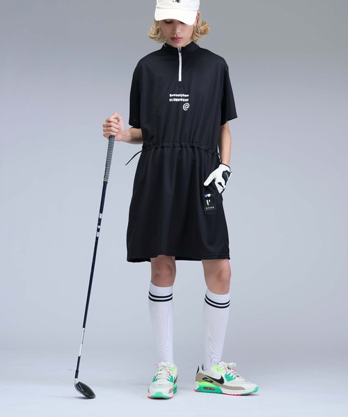 antiqueメッシュドロストワンピース STCH】メッシュドロストワンピース（ワンピース）｜antiqua