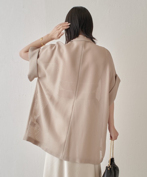 Lui's（ルイス）の「メッシュ半袖ジャケット（テーラード