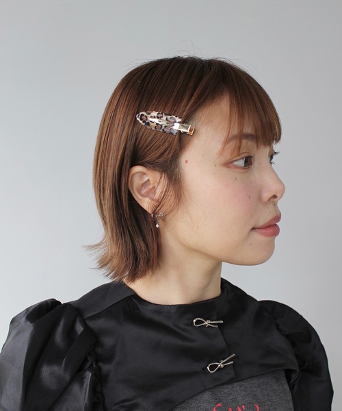 SANSeLF(サンセルフ)の「【SANSeLF】レオパード2セットヘアピン sana25s022(ヘアピン・レディース・B/A・FREE)」の2枚目の写真