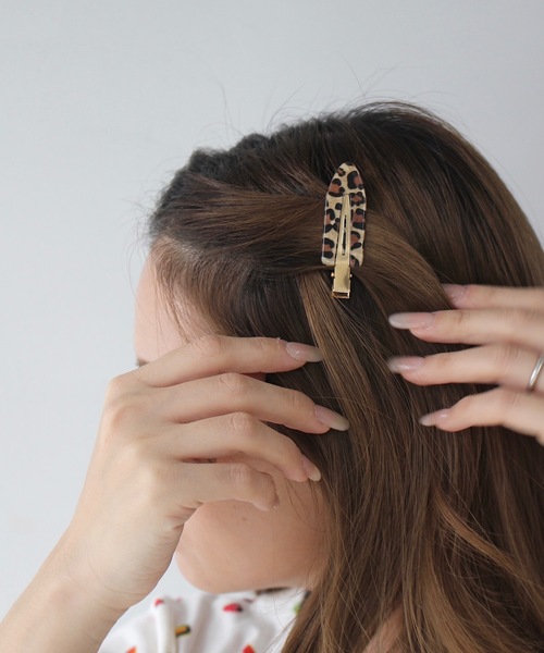 SANSeLF(サンセルフ)の「【SANSeLF】レオパード2セットヘアピン sana25s022(ヘアピン・レディース・B/A・FREE)」の6枚目の写真