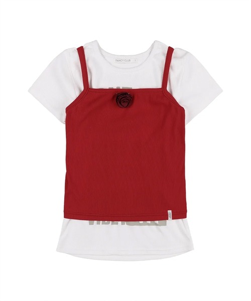 tシャツ A'GEM/9 × .kom 「 FANCY CLUB/ファンシークラブ」 3-WAY LETTERING CORSAGE TEE/3WAY A'GEM/9 × .kom 『 FANCY CLUB/ファンシークラブ』 3-WAY