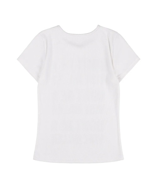FANCY CLUB(ファンシークラブ)の「A'GEM/9 × .kom 『 FANCY CLUB/ファンシークラブ』 3-WAY LETTERING CORSAGE TEE/3WAY レタリング TEE(Tシャツ/カットソー・レディース・ブラック/レッド・FREE)」の18枚目の写真