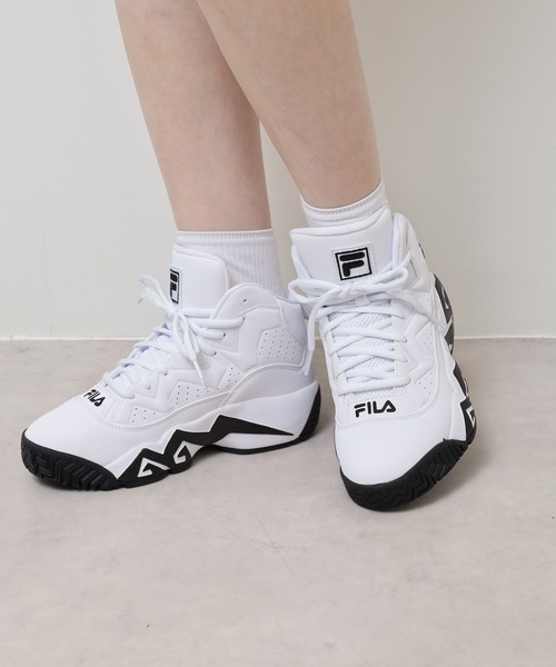 FILA(フィラ)の「FILA MB/エムビー バスケットボールシューズ 厚底スニーカー(スニーカー・レディース・ブラック/ホワイト・24.5/24/23.5/26/25/27/23)」の9枚目の写真