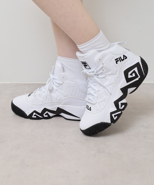 FILA(フィラ)の「FILA MB/エムビー バスケットボールシューズ 厚底スニーカー(スニーカー・レディース・ブラック/ホワイト・24.5/24/23.5/26/25/27/23)」の10枚目の写真