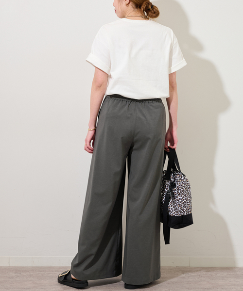 JOURNAL STANDARD relume C/R デニムワイドギャザー JOURNAL STANDARD relume｜《追加予約2》C/R デニムワイド